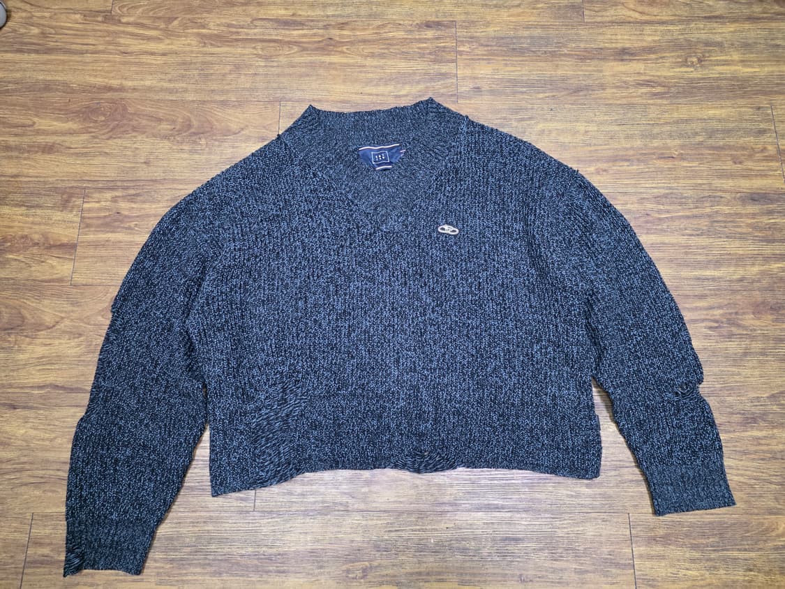 로맨틱크라운 데미지니트 상품이미지1