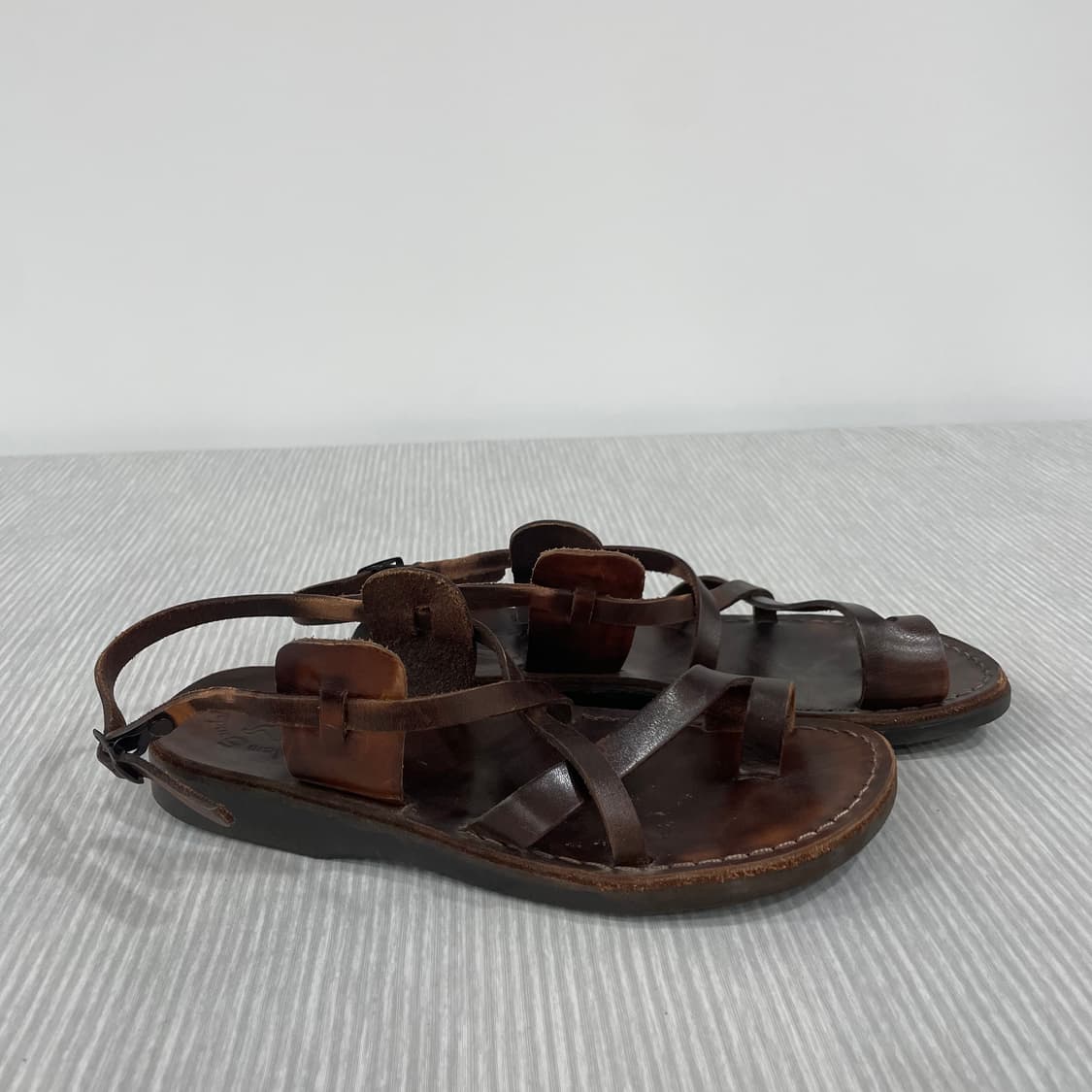 728) 예루살렘 샌들 스트랩 브라운 샌들 260mm 상품이미지1