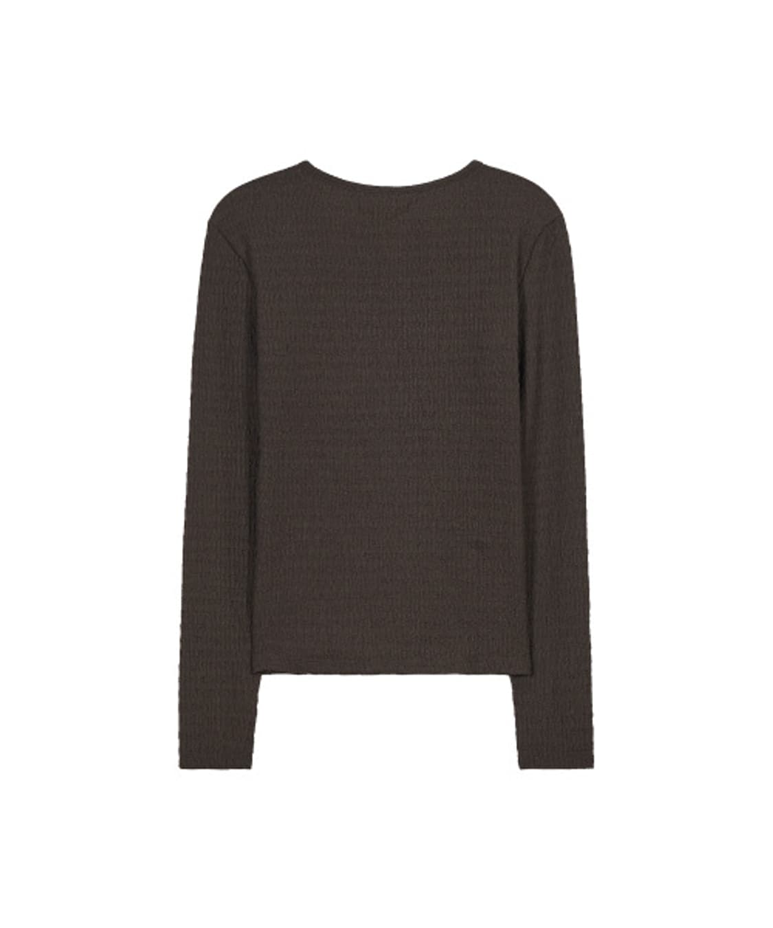 타입서비스 상의 Shirring Button T-Shirt [Brown] 상품이미지2