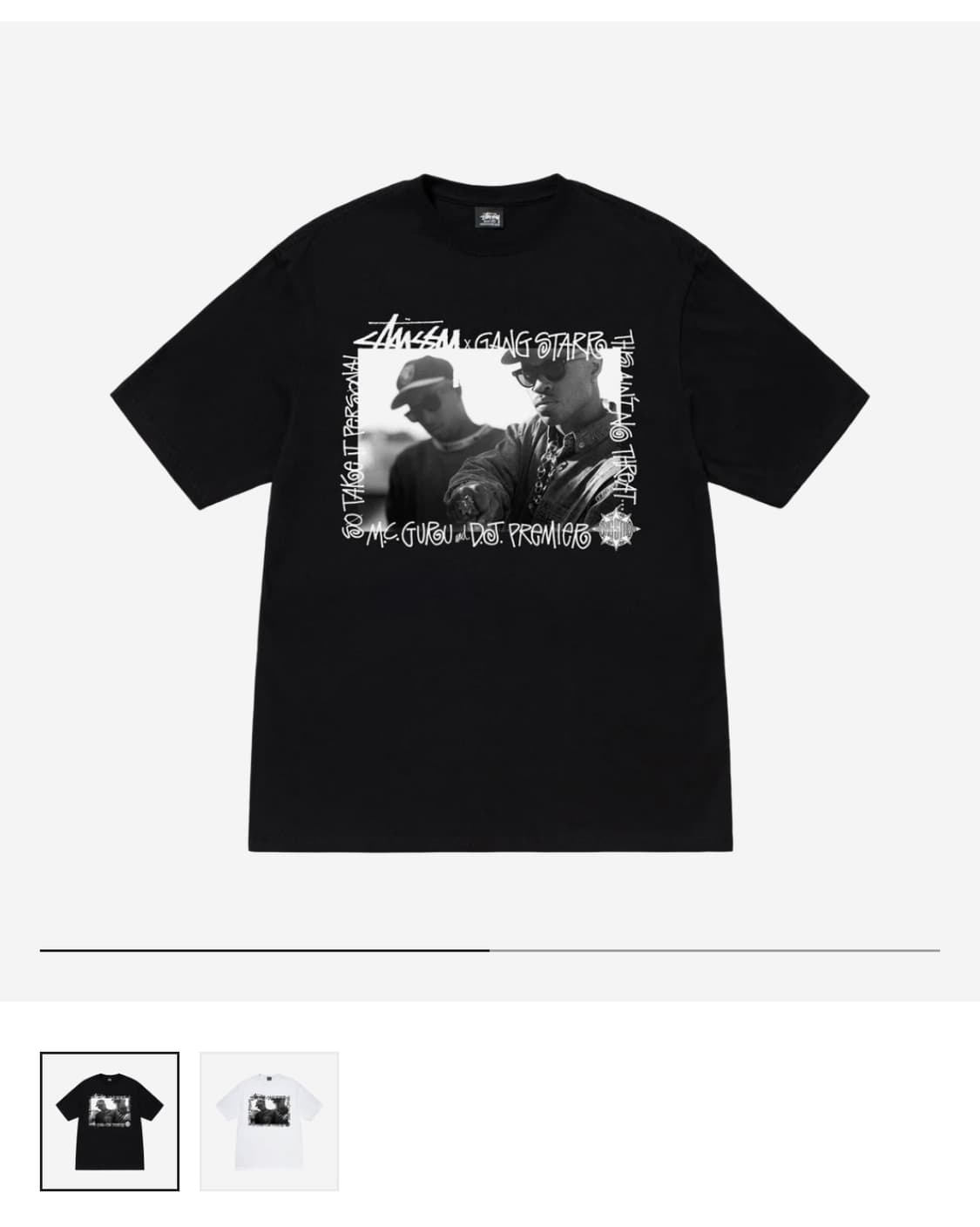 Stussy x Gang Starr Take It Personal 상품이미지1
