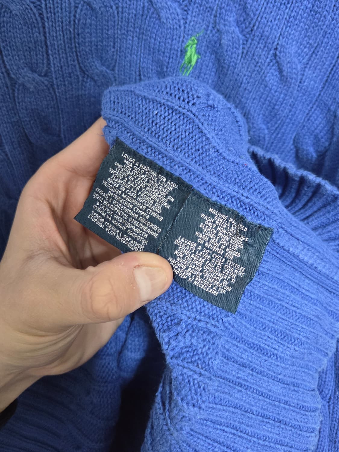 [폴로 랄프로렌] 케이블 코튼 니트 | 00132 상품이미지5