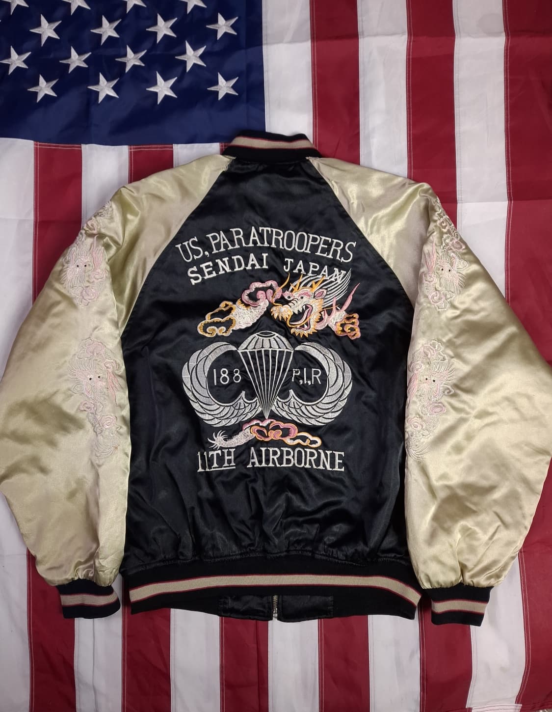 오리지날 일본판 Shoot One 미육군 11공수사단 수베니어 스카잔 상품이미지1