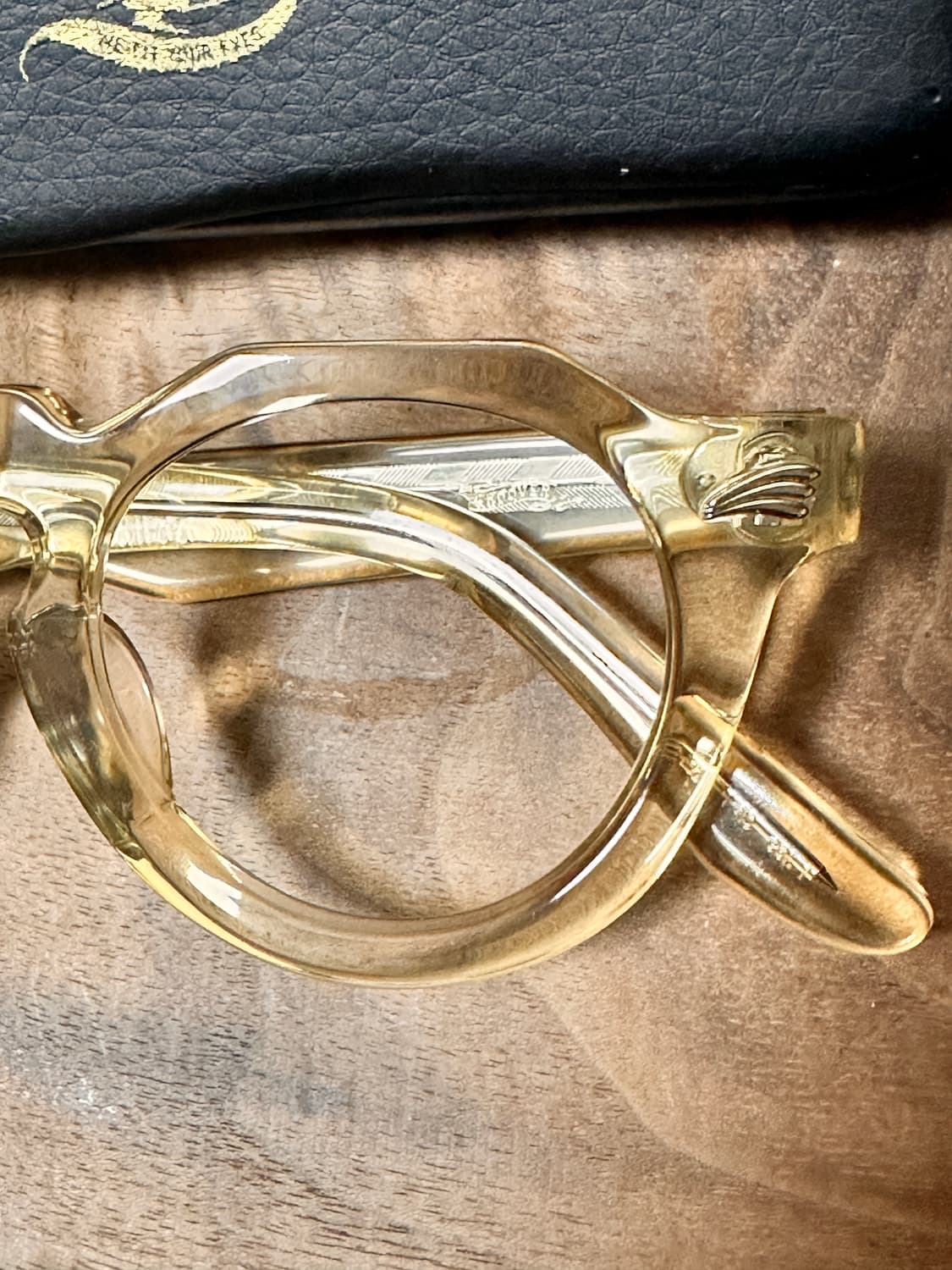 그루버 m&b 엠앤비 옐로우크리스탈 안경 상품이미지3