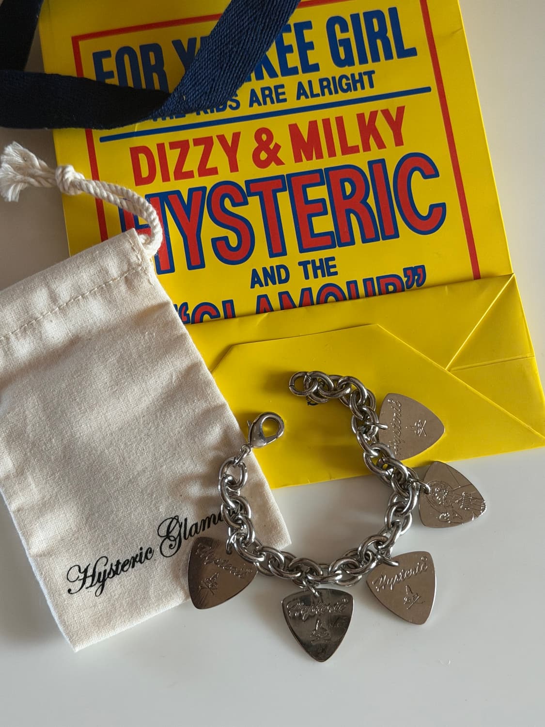 히스테릭글래머 피크 팔찌 실버 상품이미지1