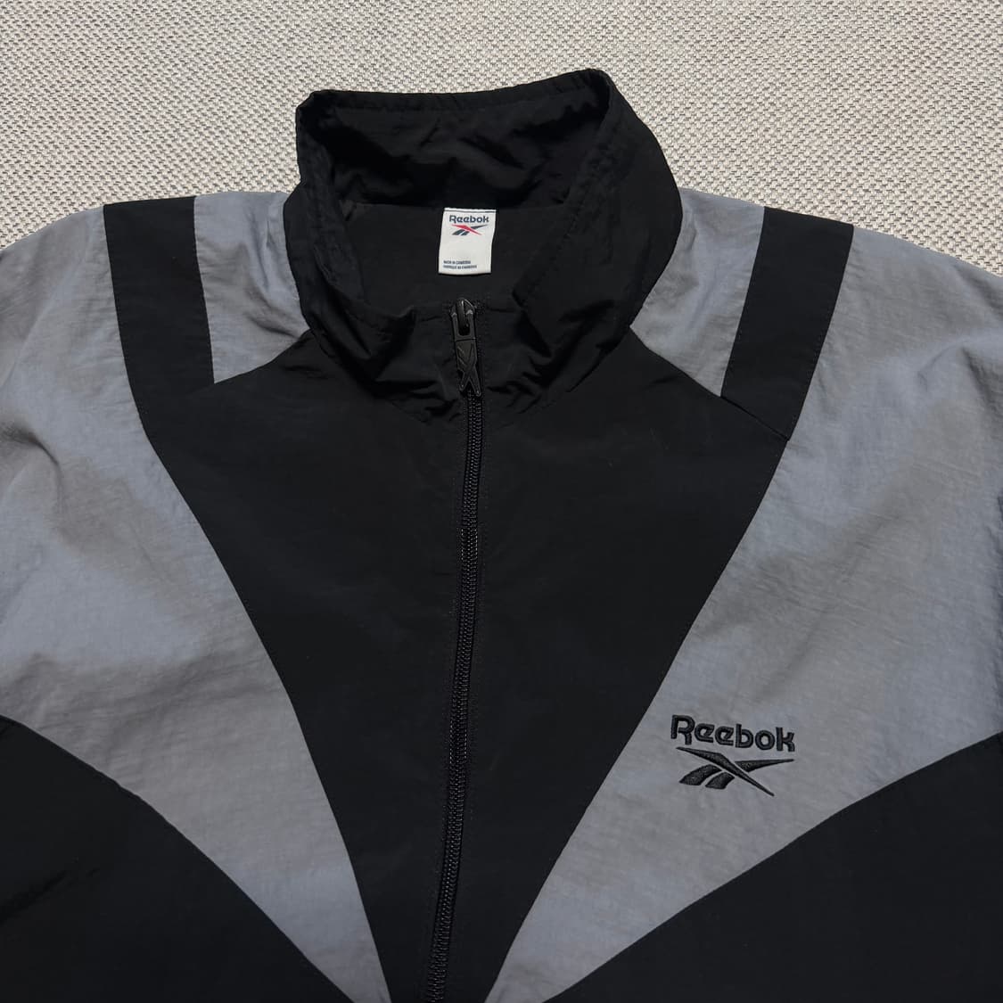 리복 배색 바람막이 자켓 상품이미지2