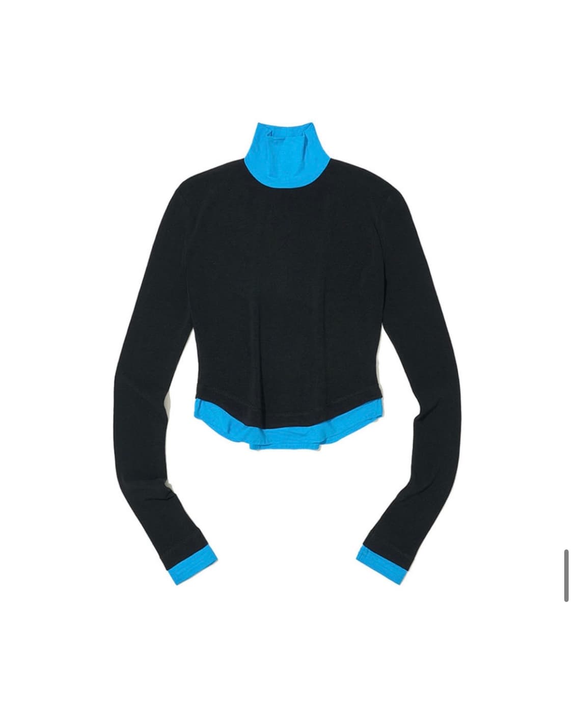 파르티멘토우먼 더블 레이어드 하이넥 티 상품이미지1