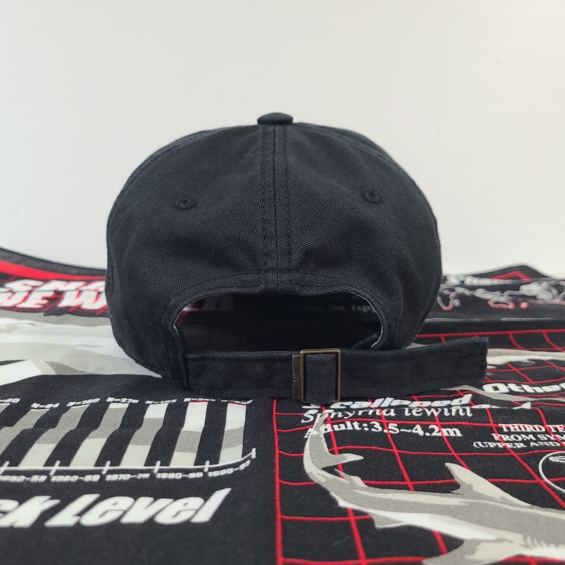 90s 아디다스 빈티지 올드스쿨 Y2K 블랙 볼캡 모자 (대두모자) 상품이미지7