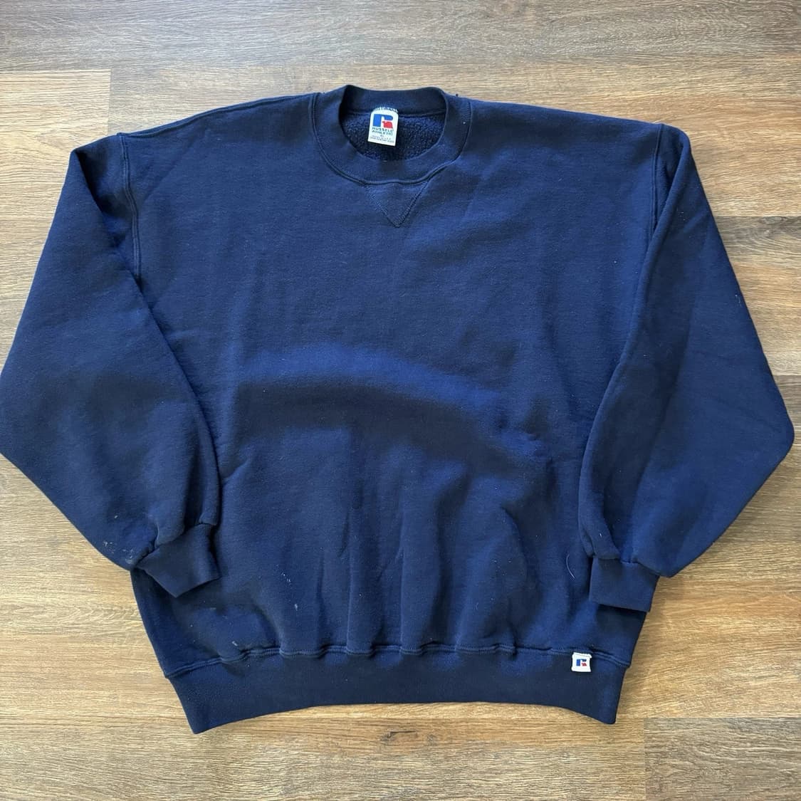 90s 러셀 애슬레틱 빈티지 네이비 블루 맨투맨 상품이미지1
