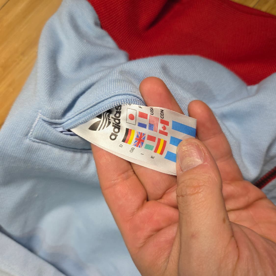 00s 아디다스 복각 월드마크 리버시블 트랙 져지 (S) 상품이미지8