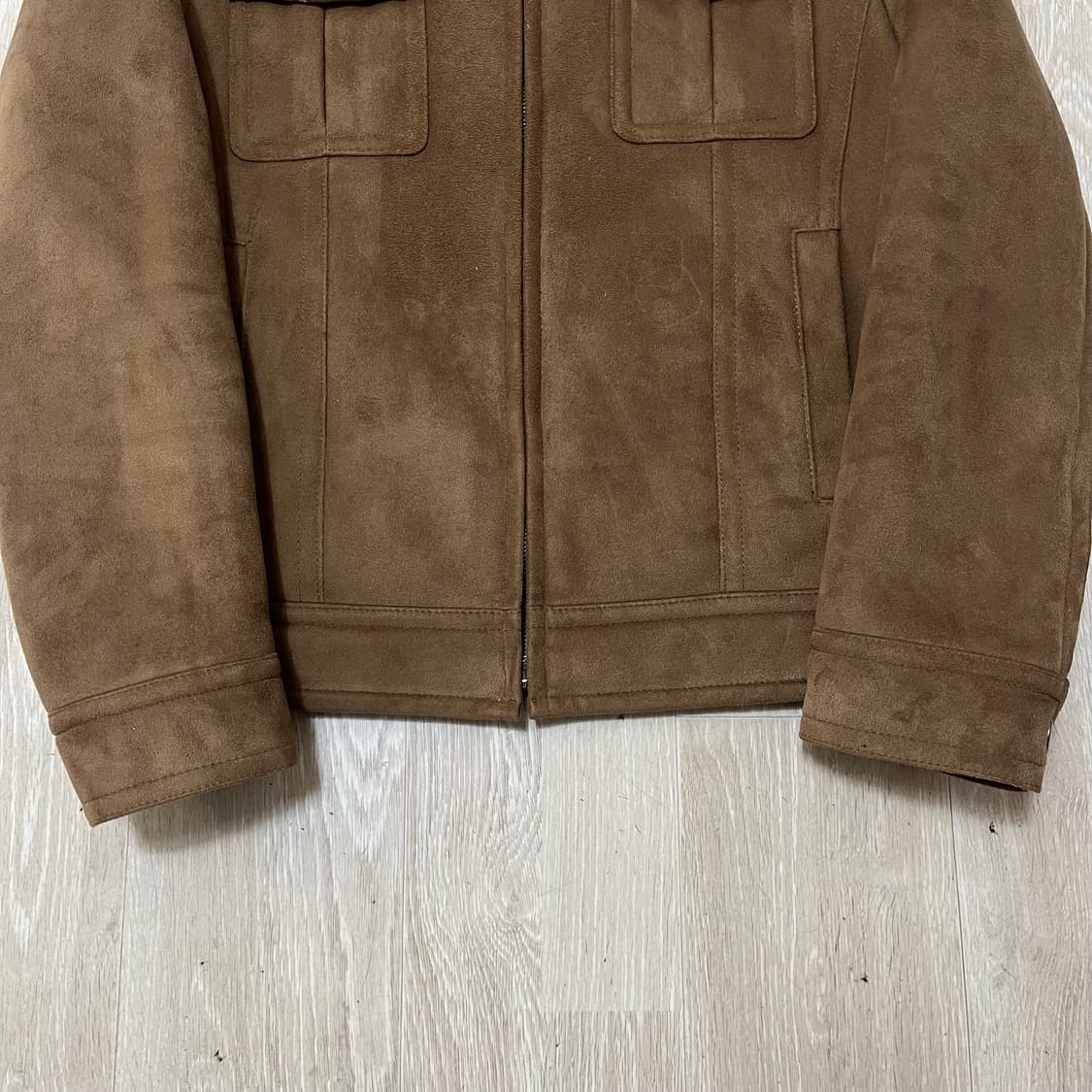 페리골드 남성 안감 스웨이드 자켓 L/100 상품이미지7