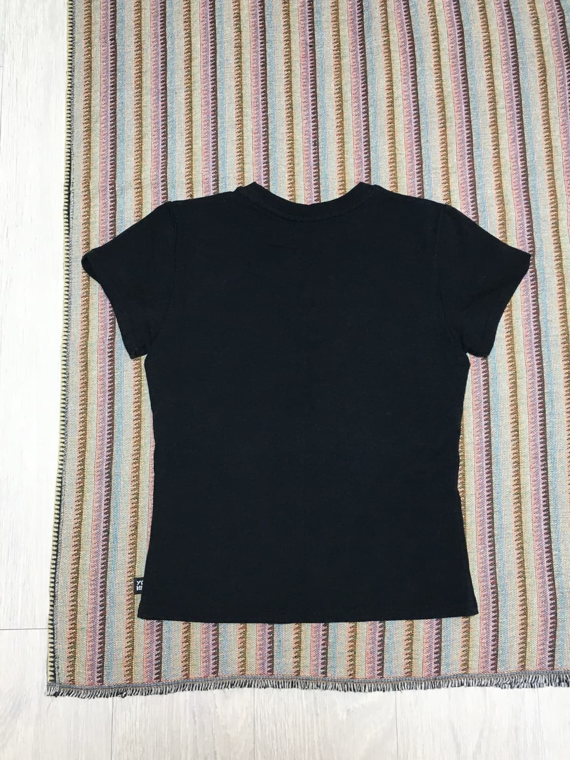 유희 LETTERING T-SHIRT BLACK free 상품이미지2