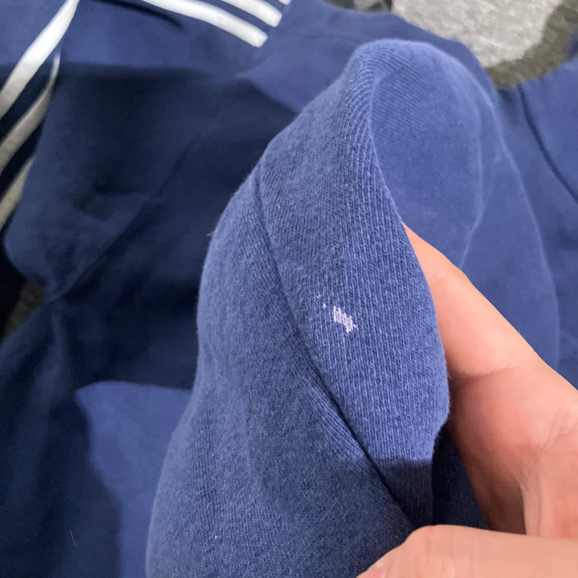 XL-2XL)아디다스 90s 미국제조 삼선 오버핏 후드티 상품이미지6