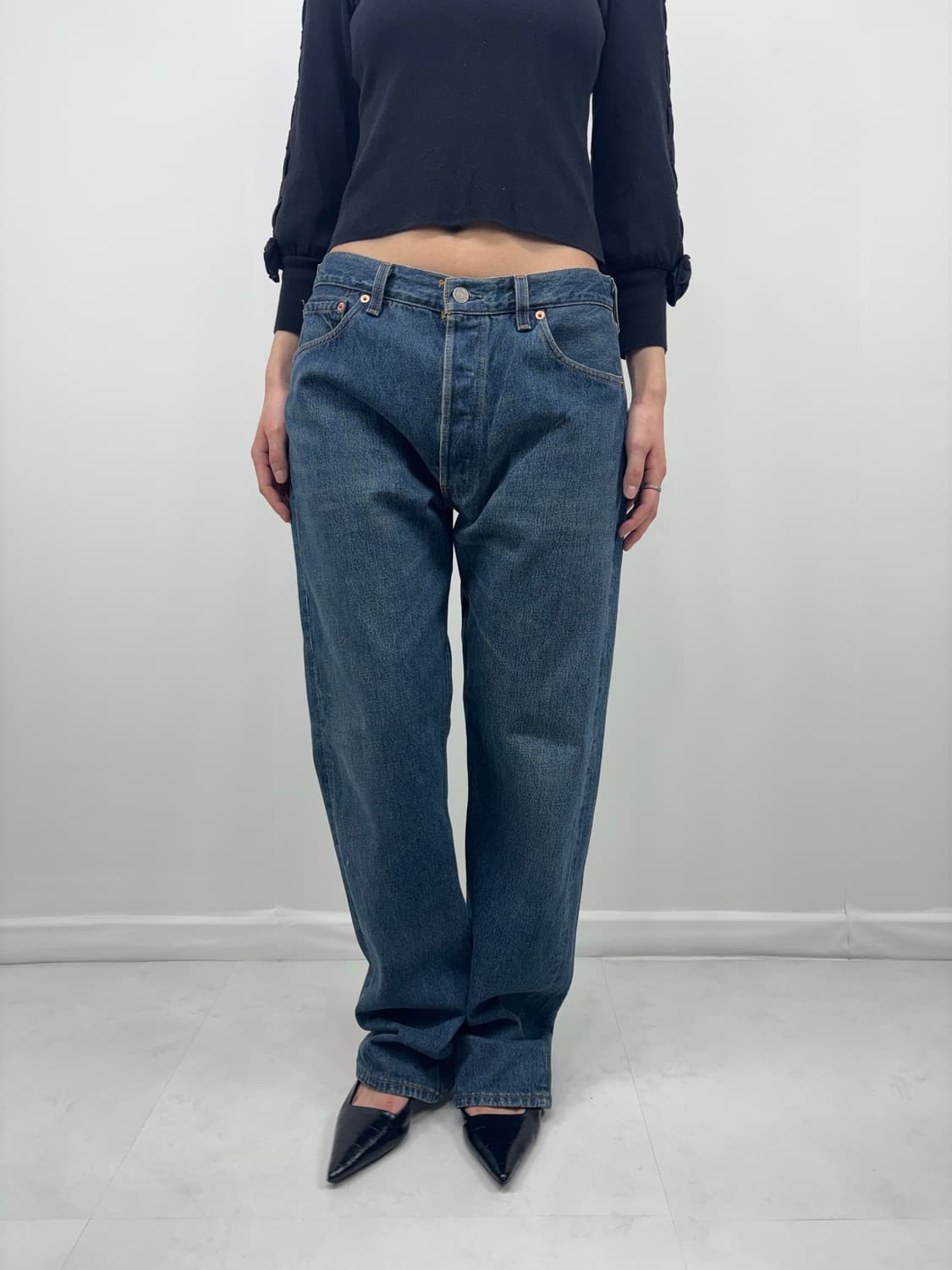 LEVIS 501 MID WASHED BLUE 상품이미지6