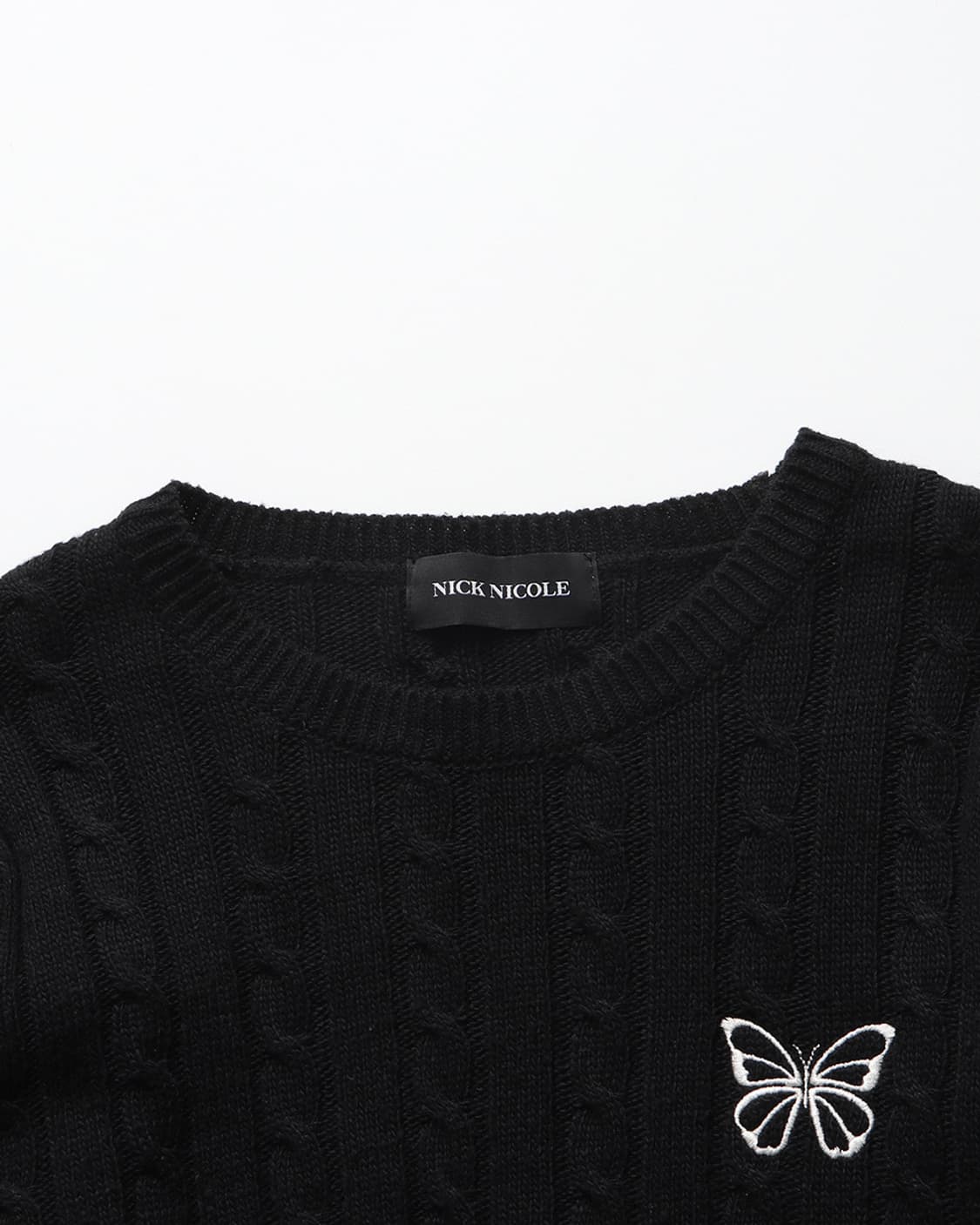 닉앤니콜 NICK&NICOLE Cashmere Crew Neck Knit 상품이미지6
