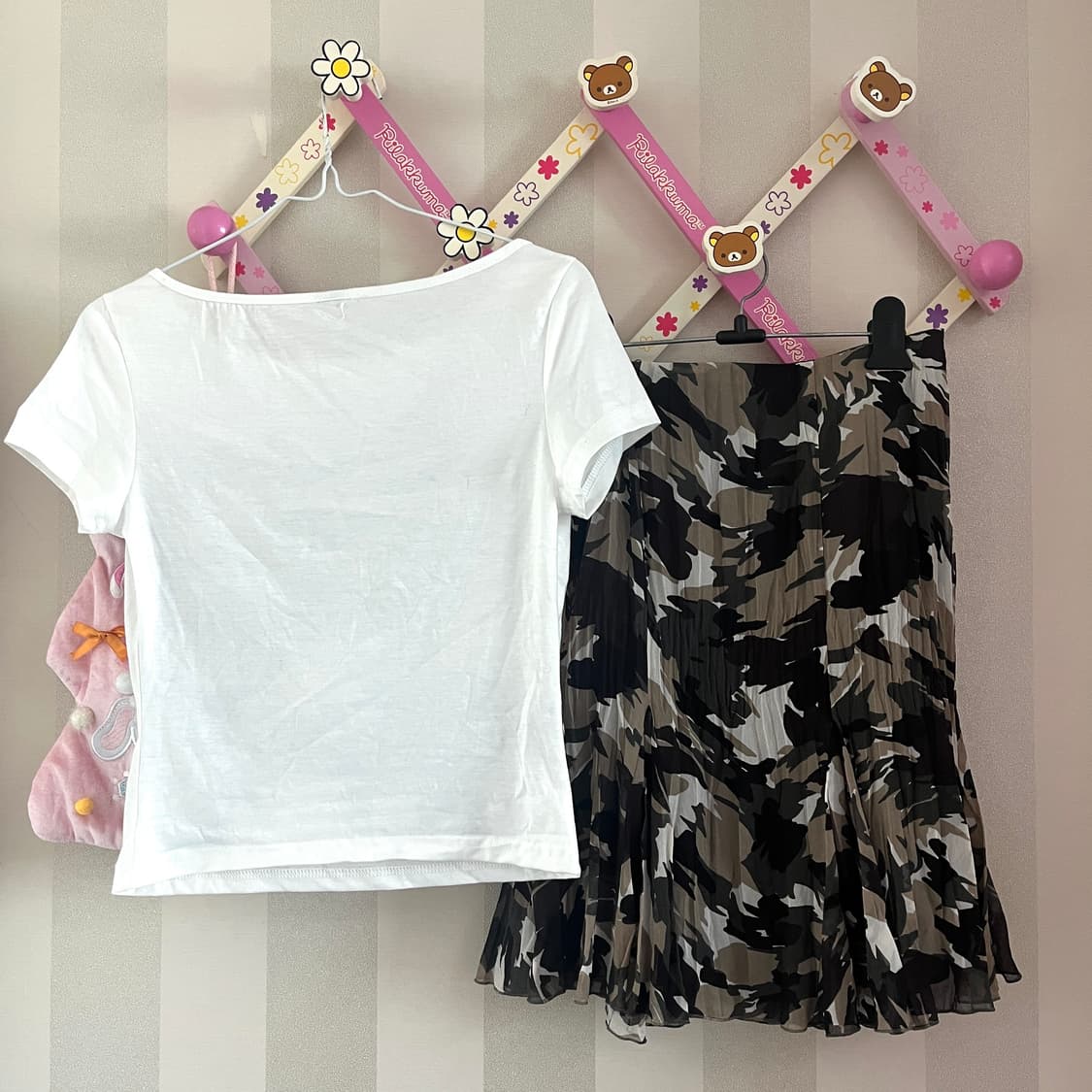 빈티지y2k펑크에드하디깔코디세트밀리터리스커트 상품이미지3