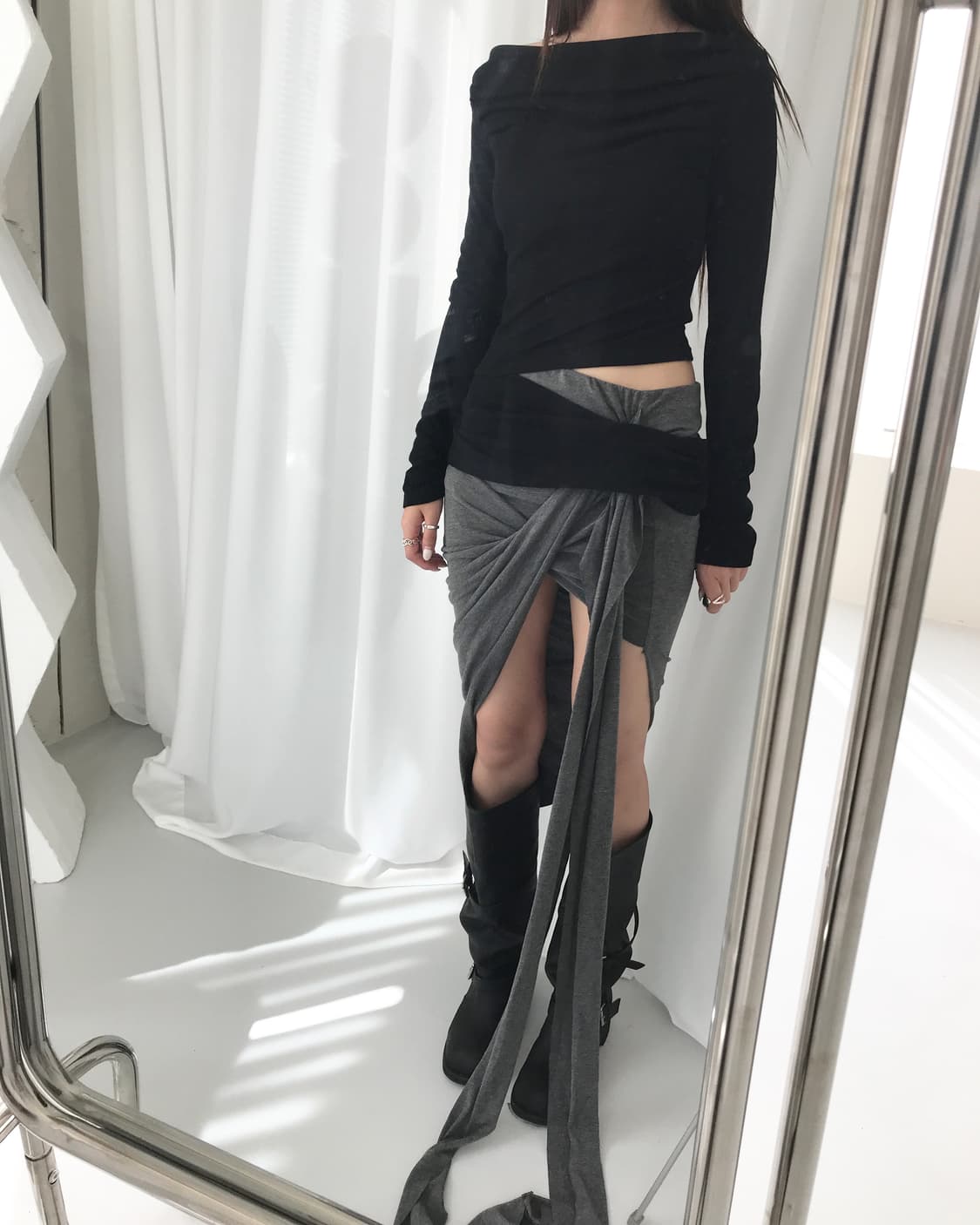 튜프티 belt slouch boots 상품이미지2