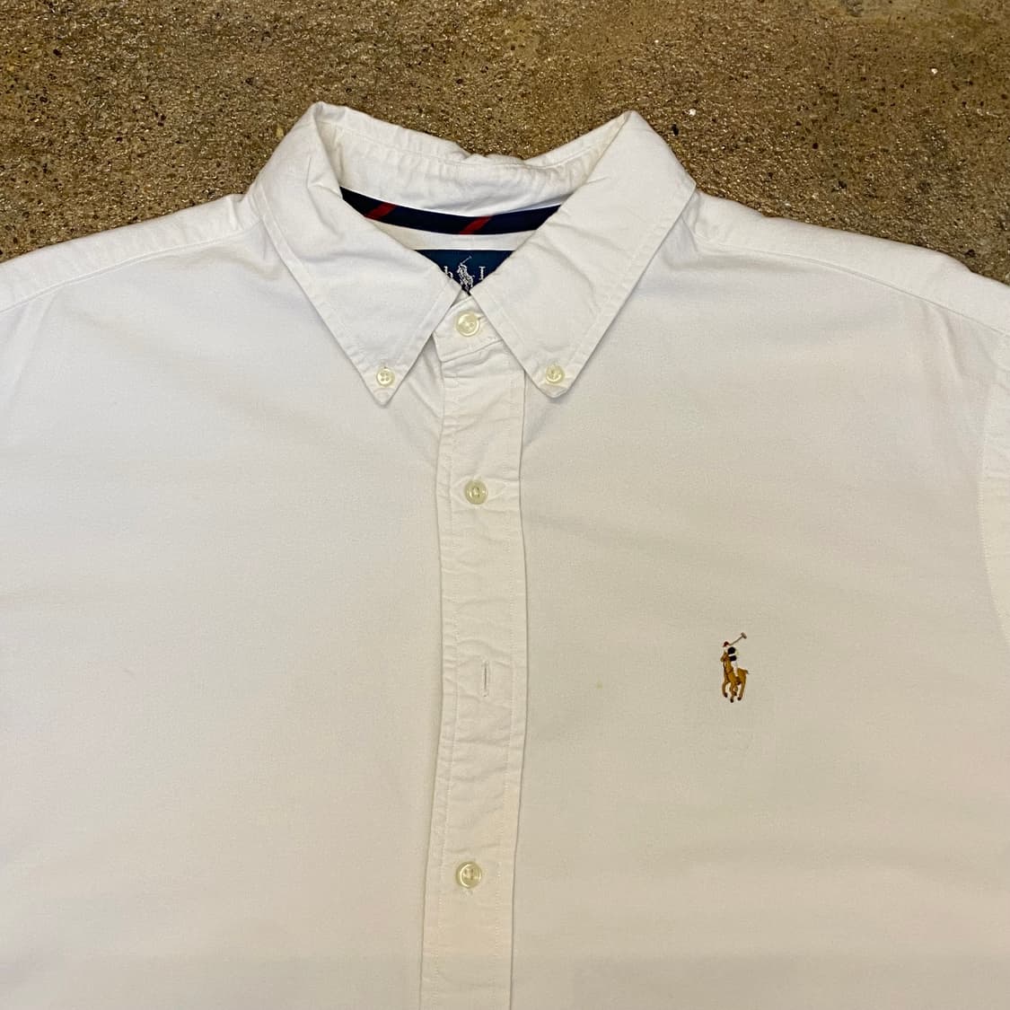 미국 빈티지 폴로 랄프로렌 화이트 셔츠 남방 흰셔츠 상품이미지3
