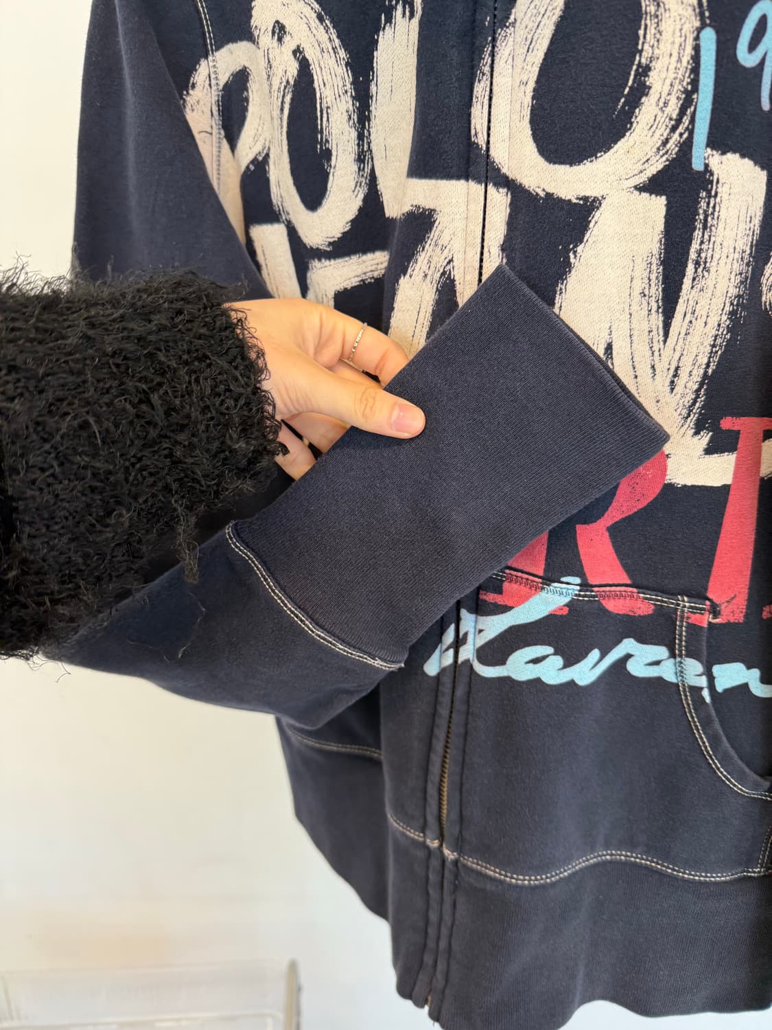 Polo jeans Y2K printed cotton zip-up  상품이미지8