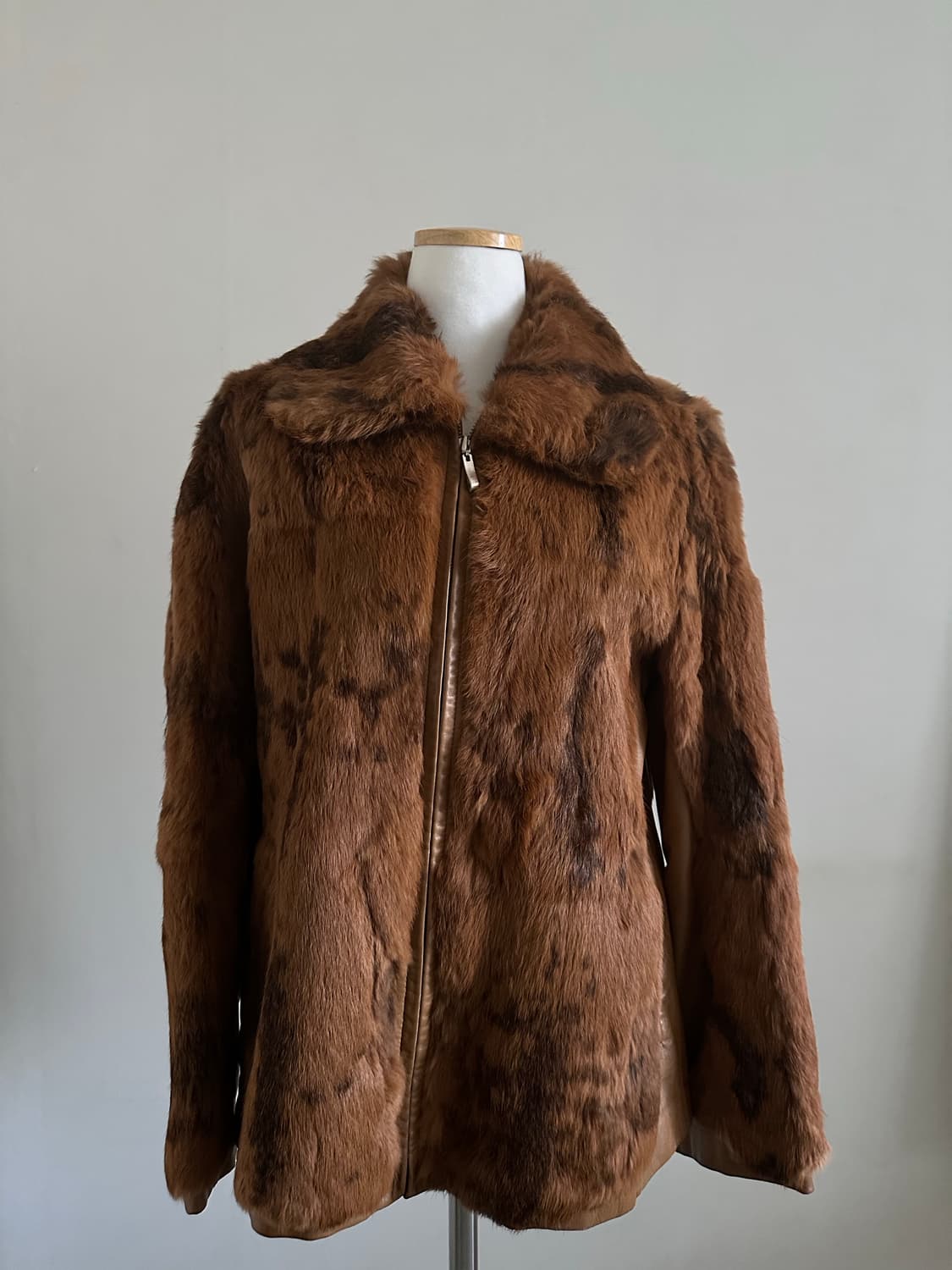 양가죽 토끼퍼 자켓 상품이미지1