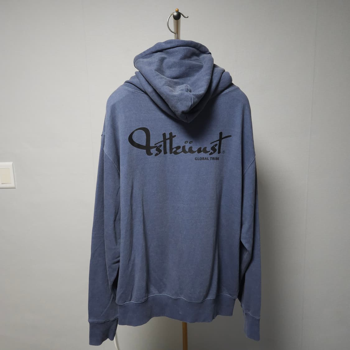 M ) 이스트쿤스트 워싱 후드 집업 블루 상품이미지6