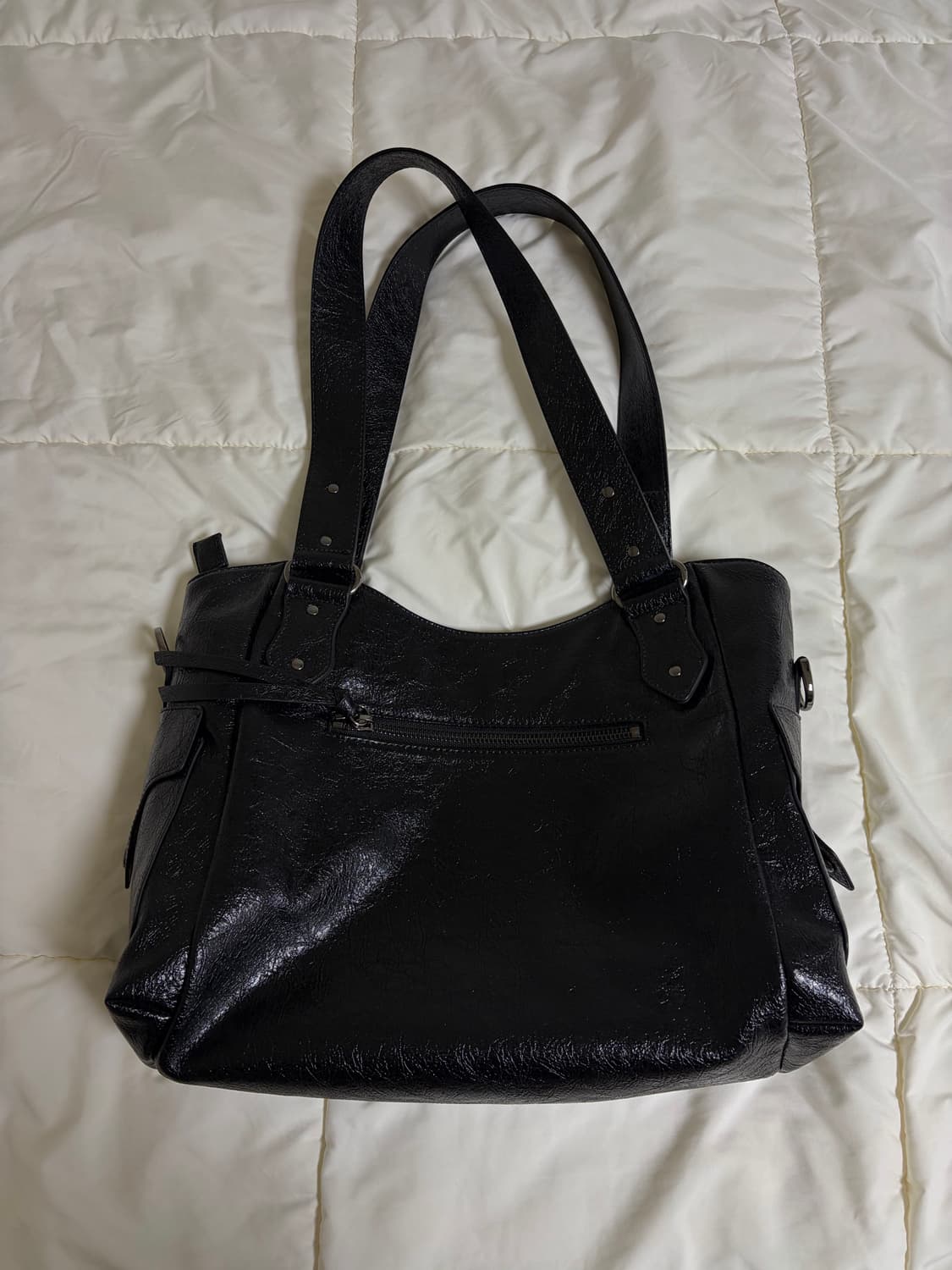 본바트 웨스턴 포켓 숄더 백 (블랙) 상품이미지2