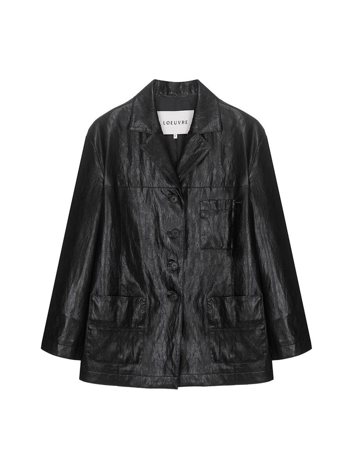 루에브르 classic faux leather jacket 상품이미지5