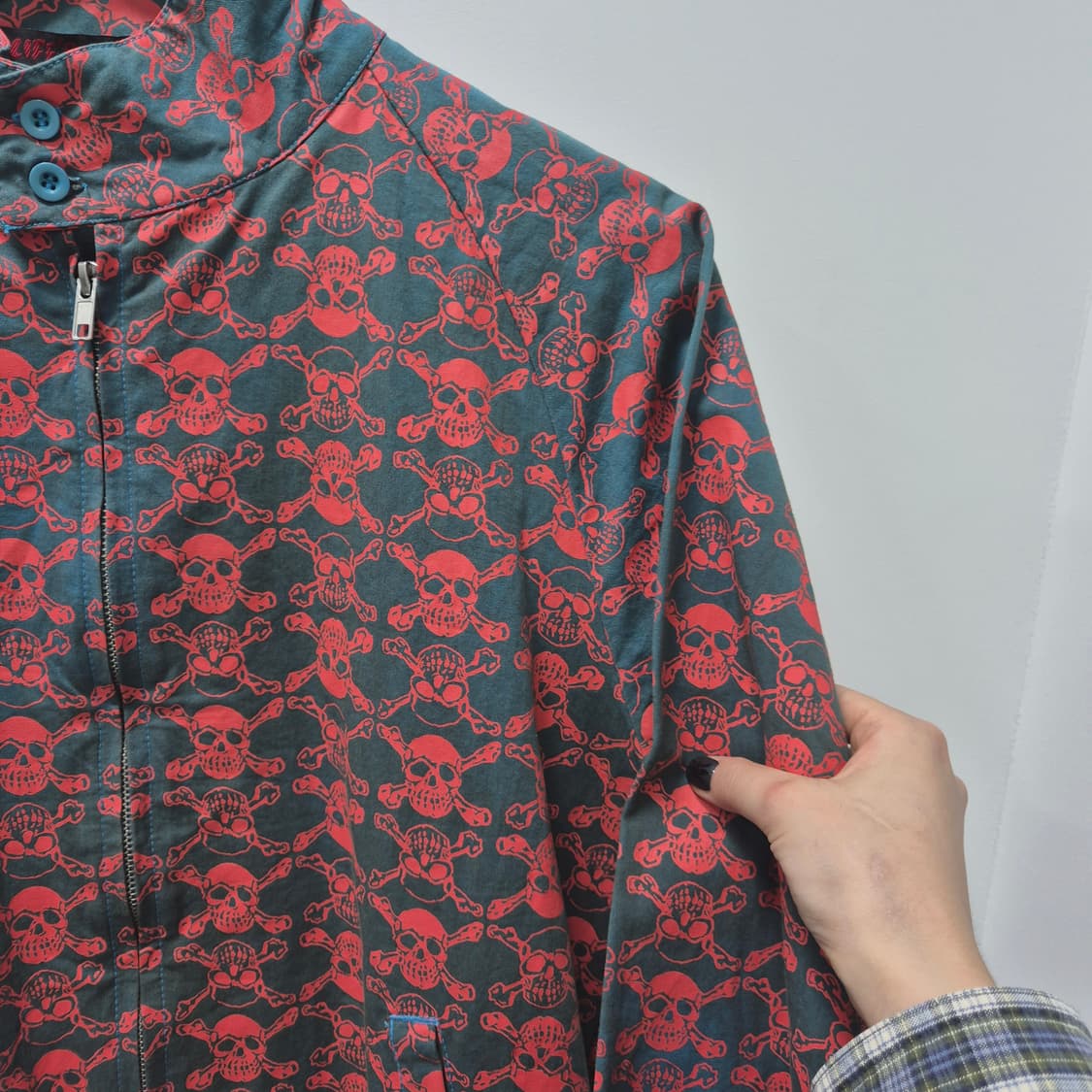 80's - 90's LIFE’S A BEACH 스컬 자켓 M 상품이미지5