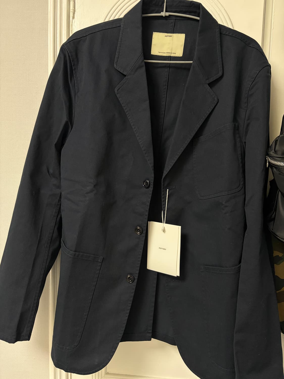 포터리 /워시드 스포츠 자켓 다크네이비 /2 /새상품 판매합니다 상품이미지1