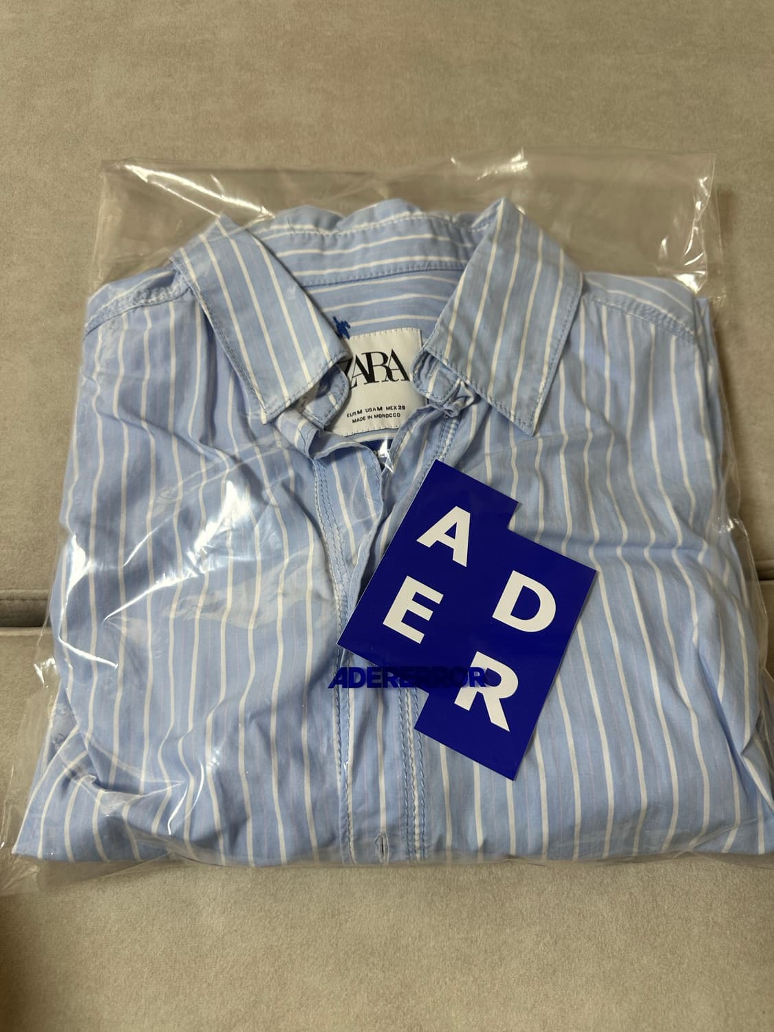 자라 아더에러 스트라이프 셔츠 M 상품이미지9
