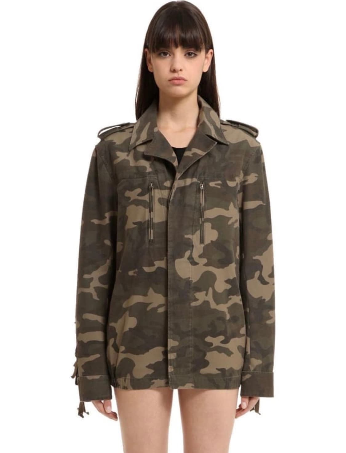 페이스커넥션 카모 프린지 자켓 상품이미지6