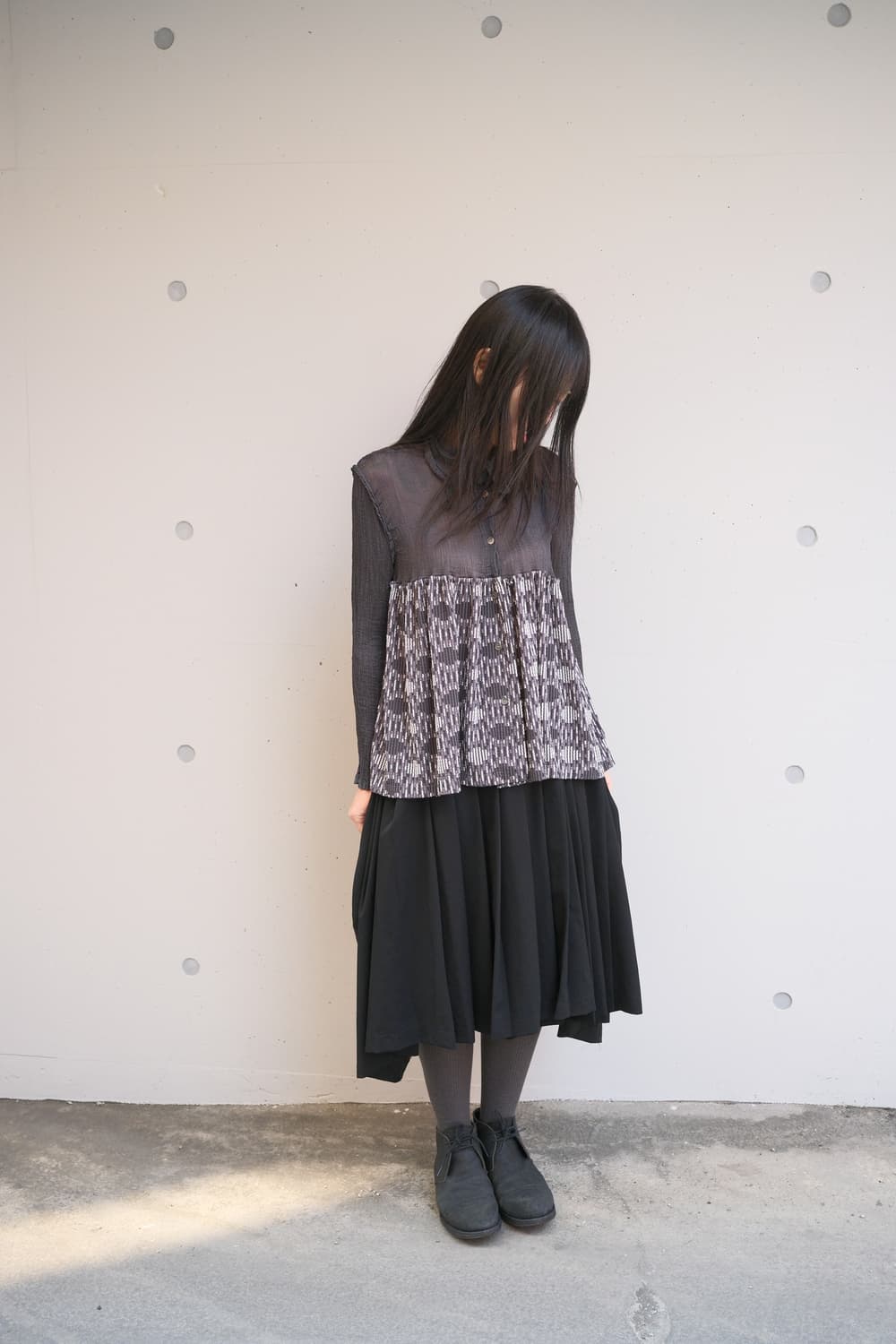 Docking pleated skirt 상품이미지2