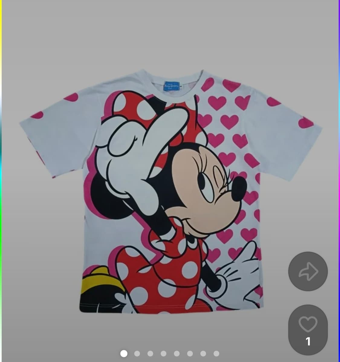 Disney Mickey Mouse T-shirt Women's 사이즈M 상품이미지1