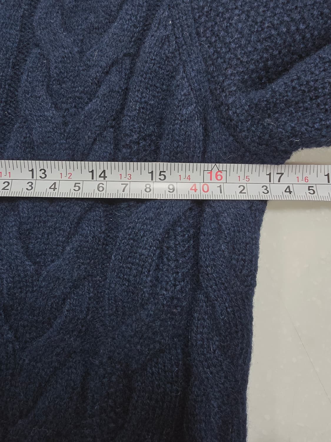 타미힐피거 모캐시미어 꽈배기 가디건 상품이미지6