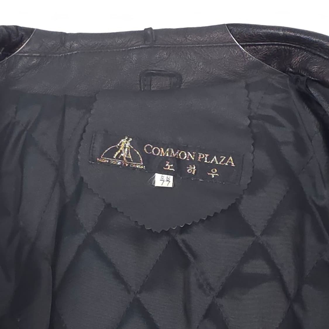 COMMON PLAZA 램스킨 빈티지 레더 블루종 77 상품이미지7