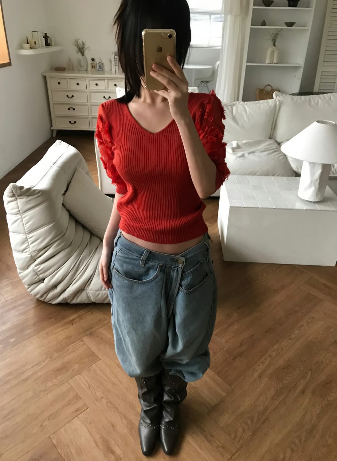 vintage lace top 상품이미지6