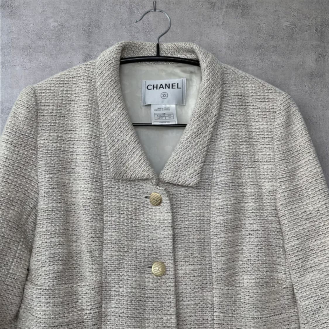 샤넬 CHANEL 02P 클래식 트위드 롱 재킷 38 상품이미지3