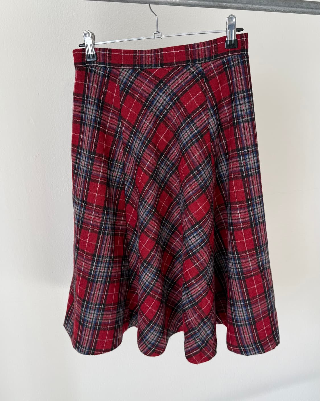 빈티지 체크 스커트 상품이미지3