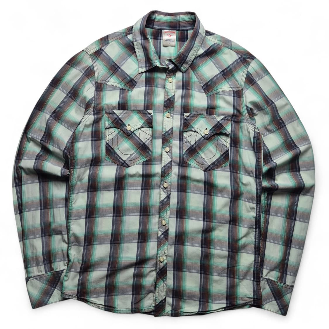 [S] 트루릴리젼 웨스턴 체크셔츠 상품이미지3