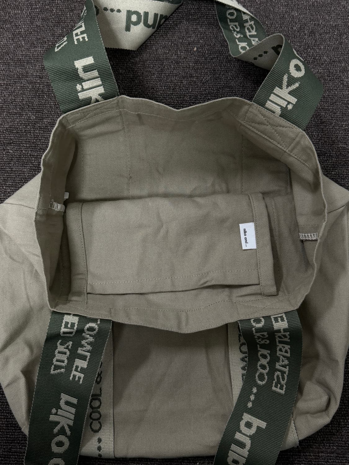 niko and… 캔버스 토트백 (도쿄 구매, 거의 새상품) 상품이미지2