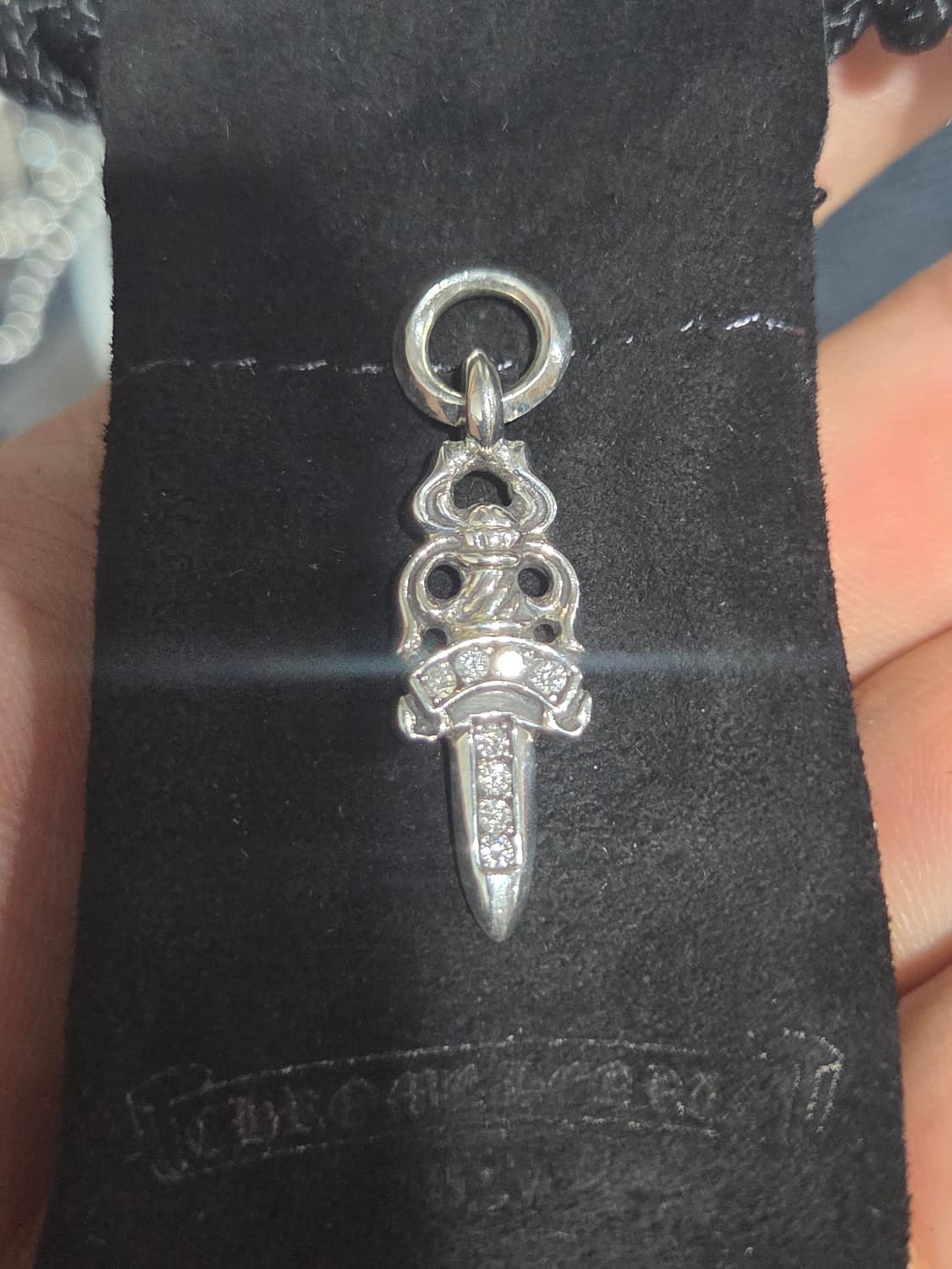 크롬하츠 5대거 파베 오리지널 펜던트 미사용품 상품이미지2