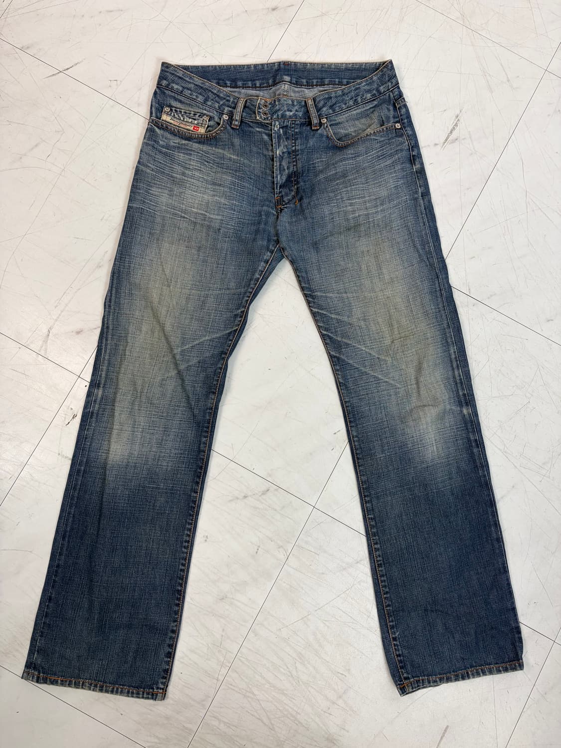 a600) 34 디젤Diesel 스트레이트 데님/청바지 상품이미지7