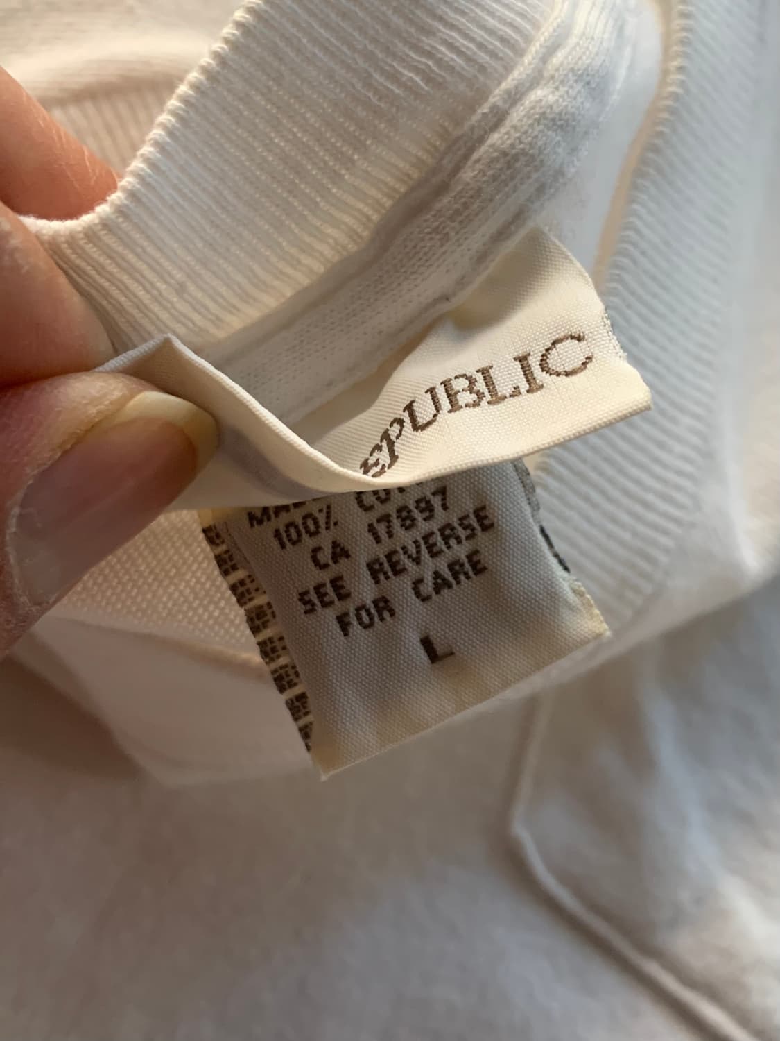 90s 바나나 리퍼블릭 포켓 티셔츠 오리지널 클래식 상품이미지8