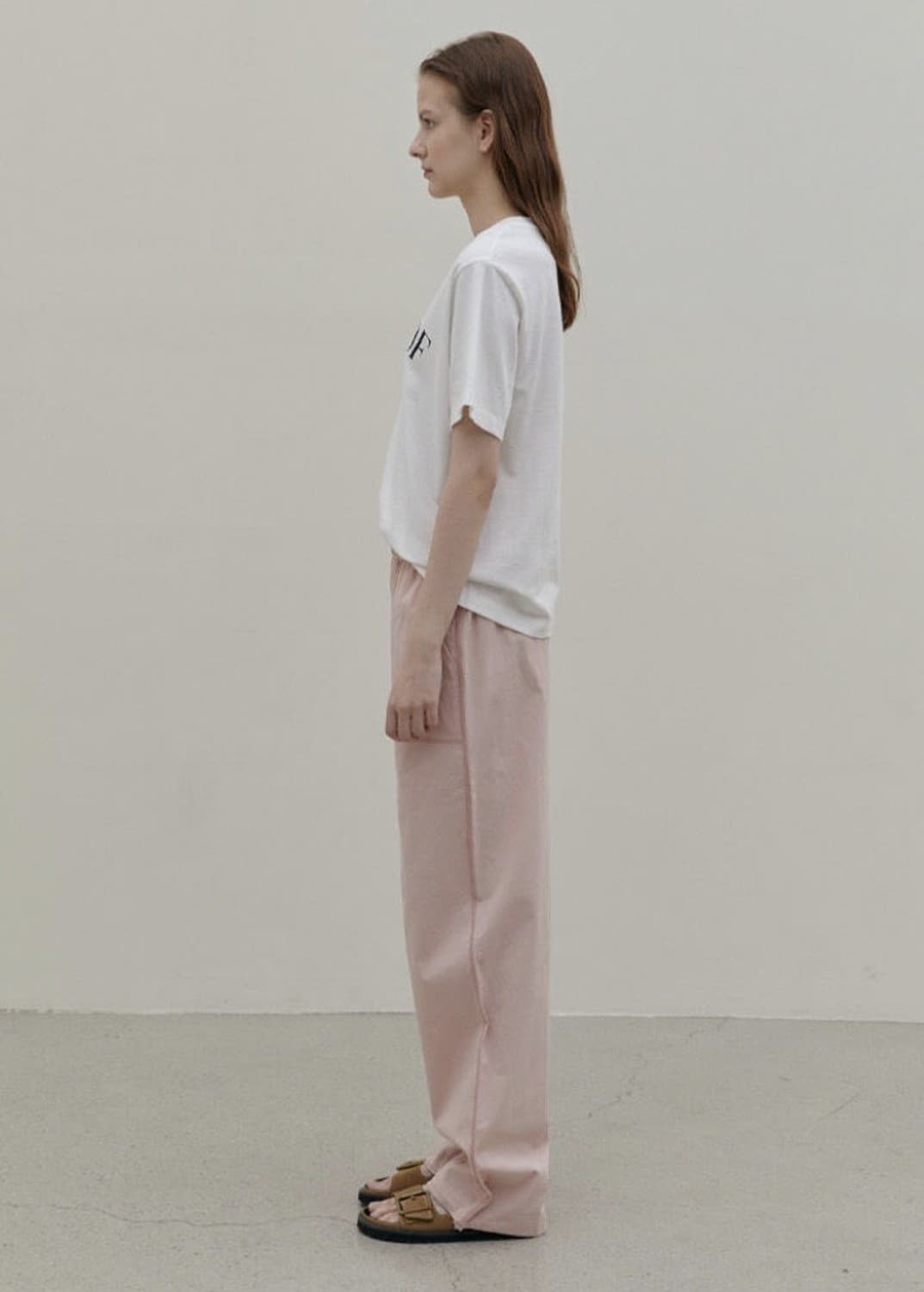 Oveof 오브오브 Pio 스트링 팬츠 핑크 상품이미지2