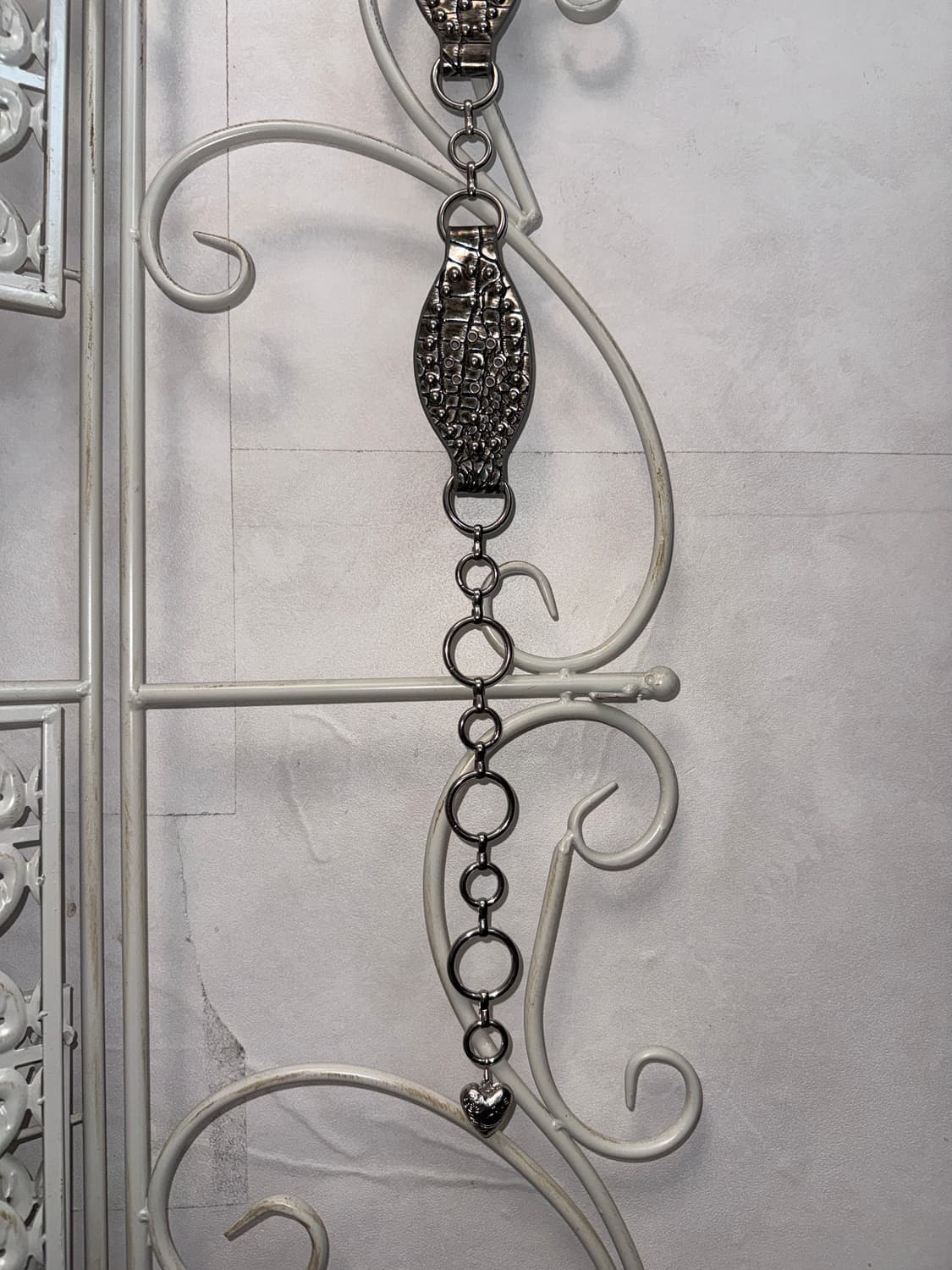 Silver python stud chain belt 상품이미지6