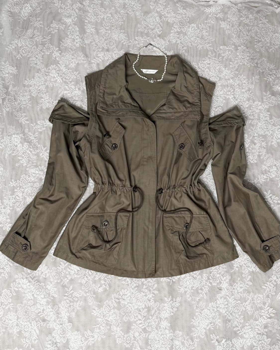 카키 투웨이 야상 자켓 상품이미지1