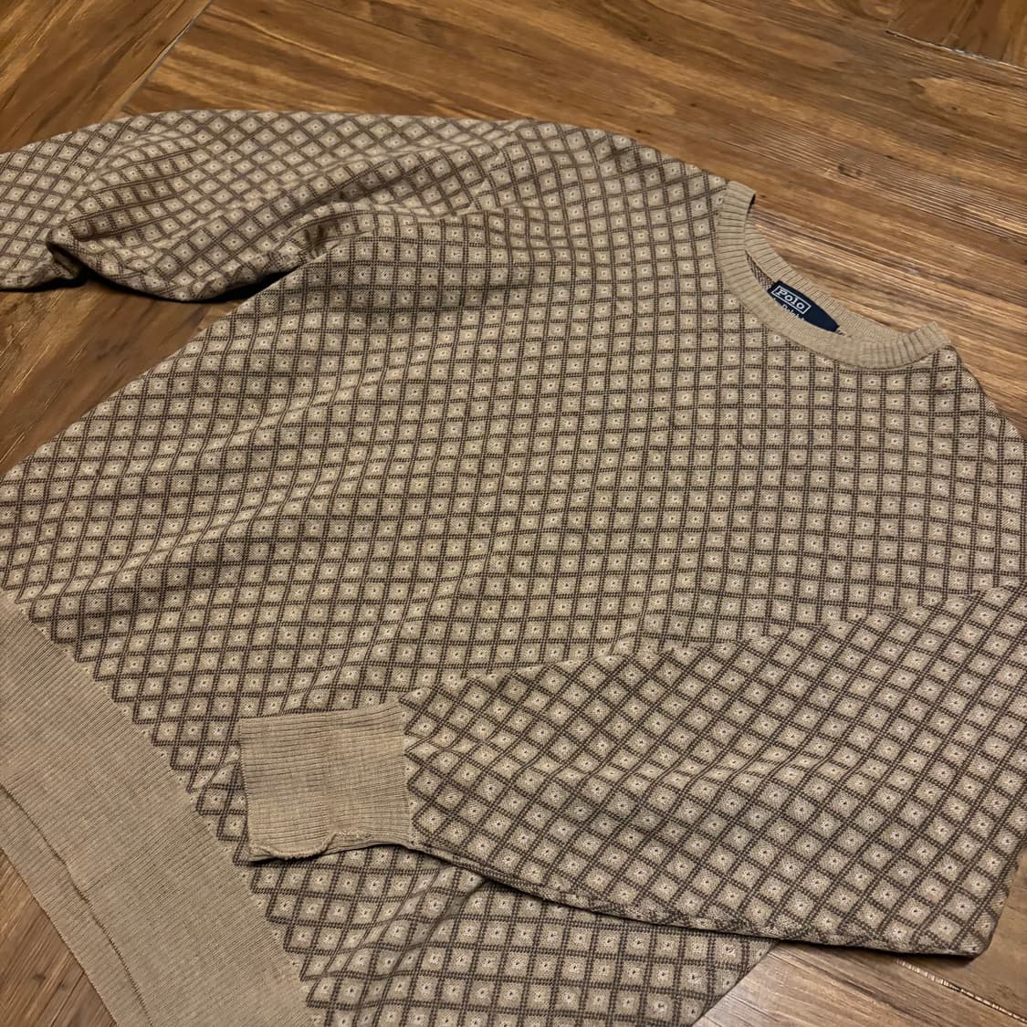 90S POLO RALPH LAUREN WOOL PATTERN KNIT 상품이미지4