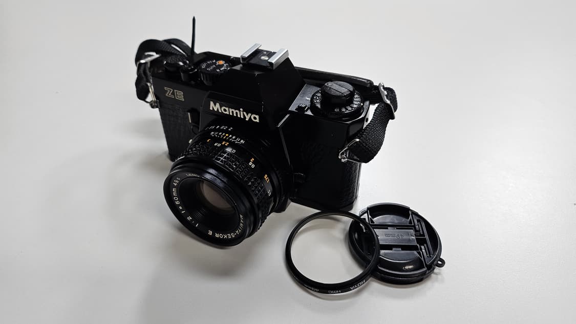 작례 최고급형 Z의 시작 마미야 ze + 1:2 50mm 필름카메라 빈티 상품이미지1