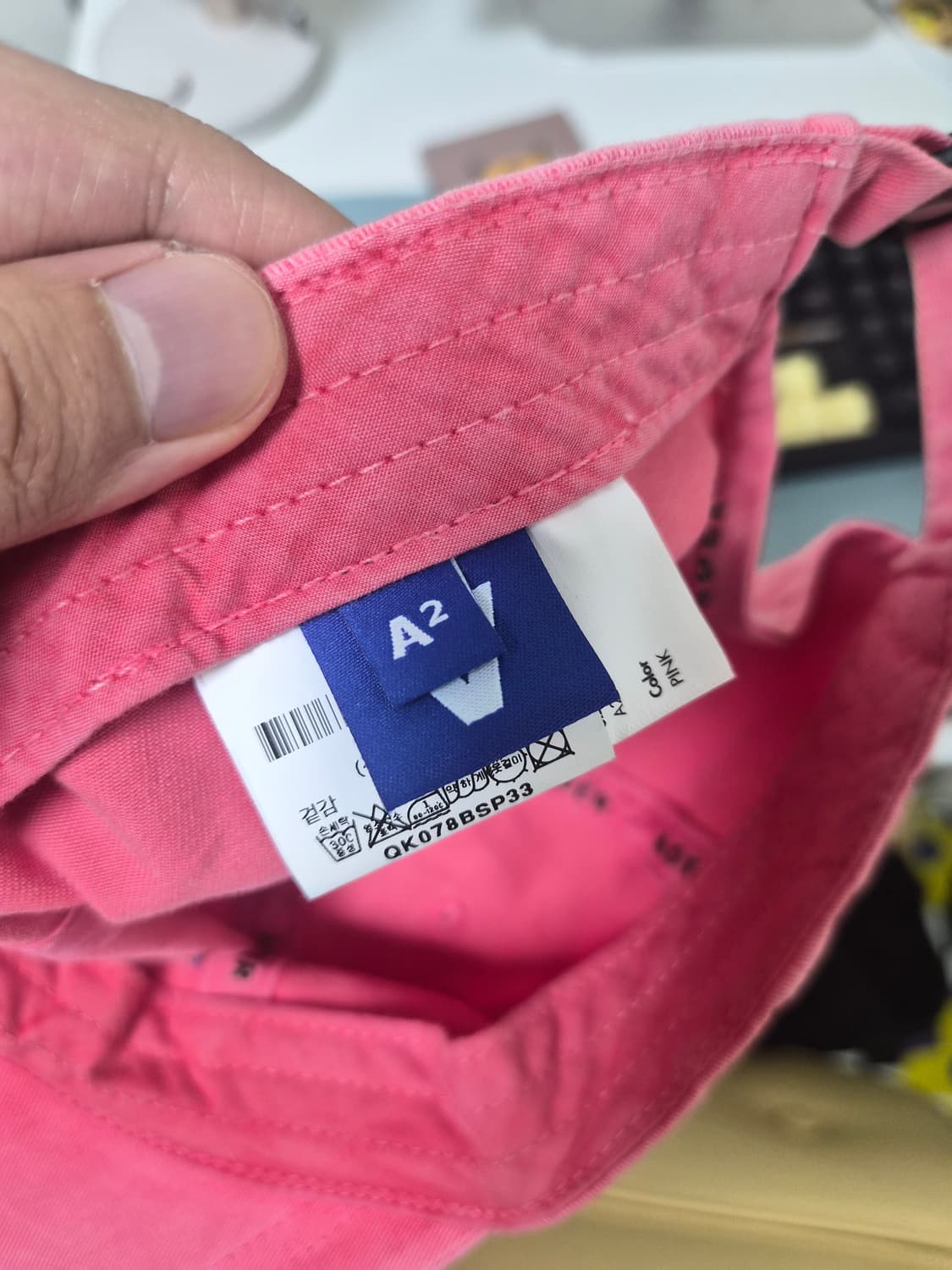 아더에러 메종키츠네 볼캡 모자 핑크 A2 사이즈 상품이미지7