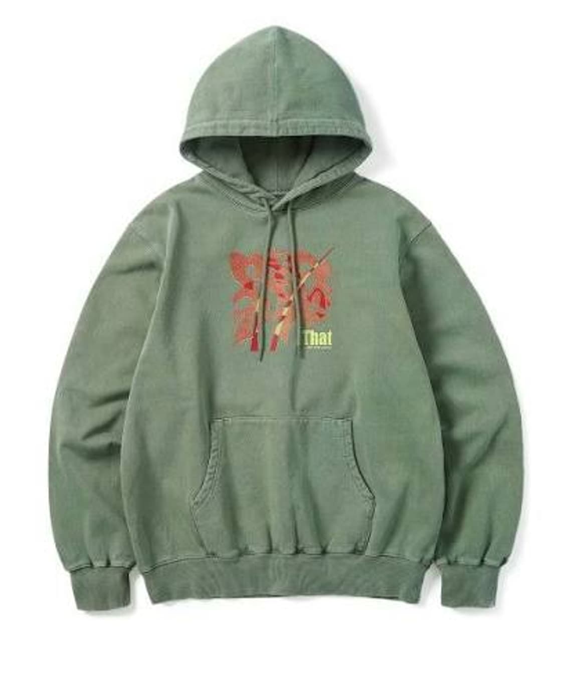 디스이즈네버댓 Plant Hoodie Olive 상품이미지1