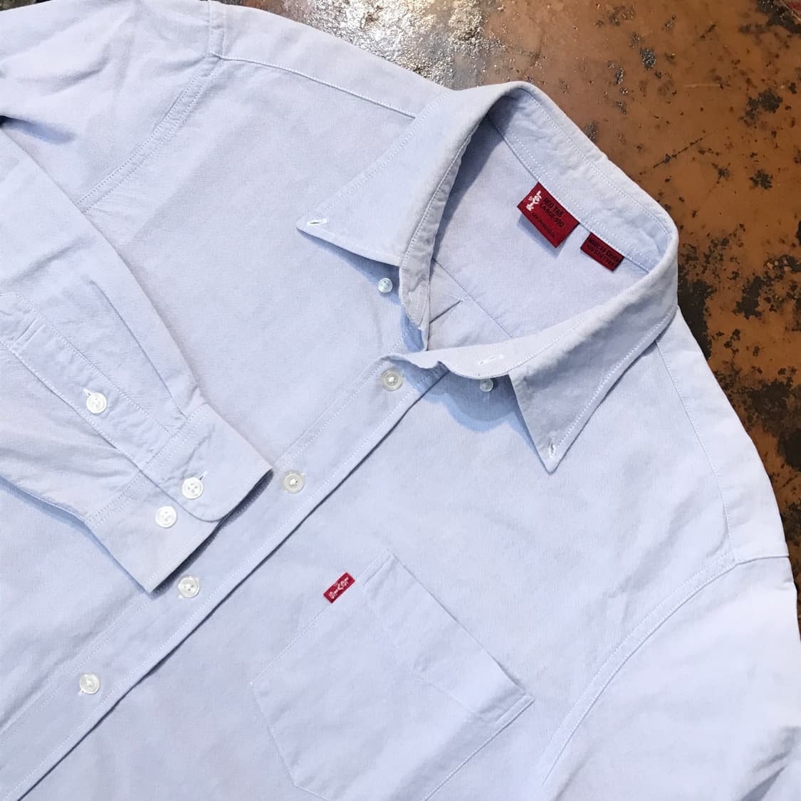 리바이스 원포켓 소라 옥스포드 셔츠 남성 105 사이즈 상품이미지3